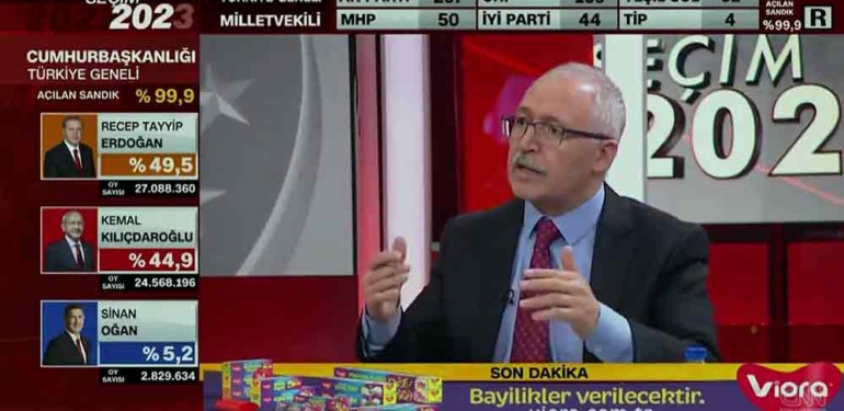 CNN Türk’teki 50+1 tartışması alay konusu oldu: Abdulkadir Selvi iki adayın olduğu ikinci turda ‘50+1’ şartı olmadığını söyledi