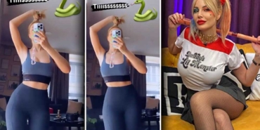 Hande-Sarıoğlu-yılan-dansı-yaptığı-anları-paylaştı