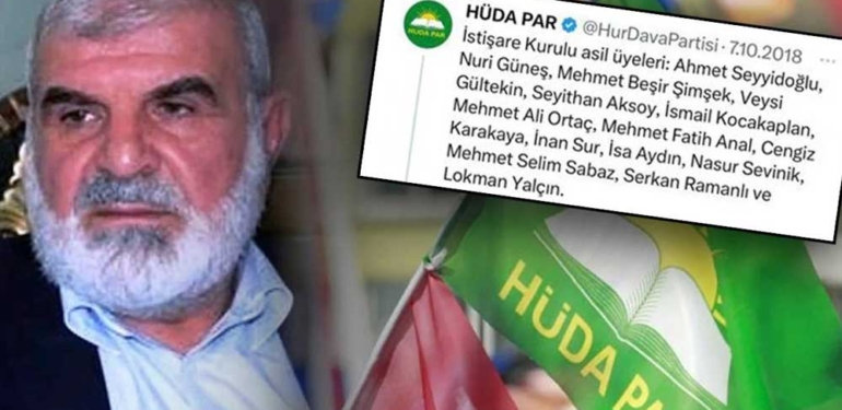 Hizbullah yöneticiliğinden kırmızı bültenle aranan kişi, HÜDA PAR’ın GİK üyesi