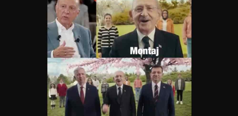 İktidar dezenformasyona devam ediyor: Erdoğan, Kılıçdaroğlu’nun reklam filmine yapılan montajı gerçek gibi anlattı