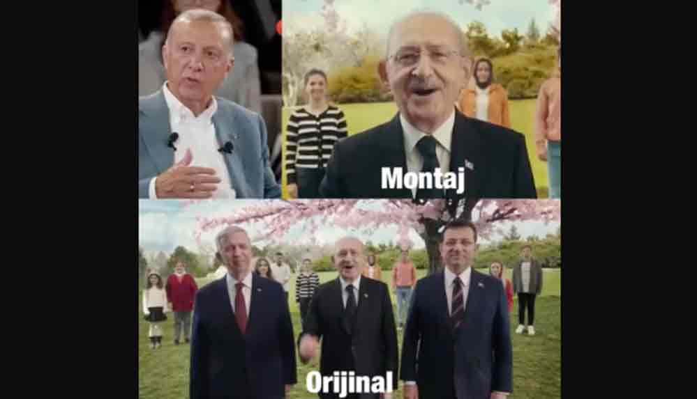 İktidar dezenformasyona devam ediyor: Erdoğan, Kılıçdaroğlu'nun reklam filmine yapılan montajı gerçek gibi anlattı