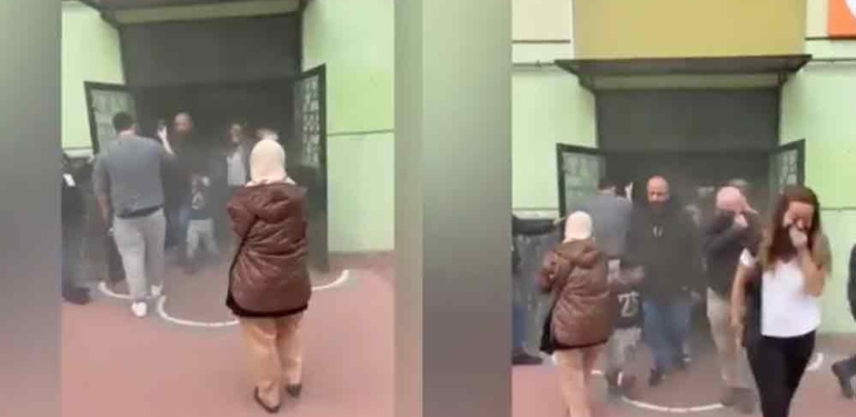 İstanbul Üsküdar’da oy verme işlemi sırasında okulda yangın çıktı