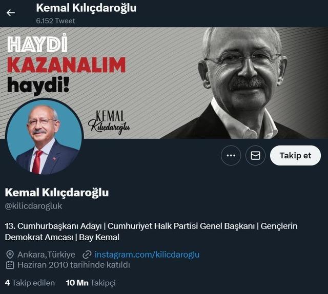 Kemal Kılıçdaroğlu Twitter’da mavi tikini kaybetti