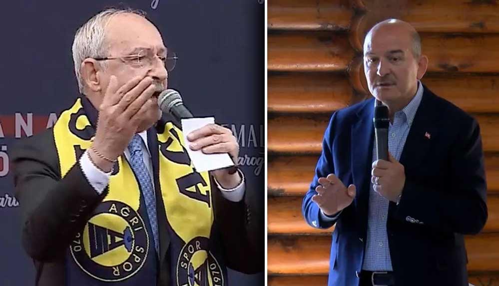 Son Dakika... Kılıçdaroğlu’ndan “14 Mayıs siyasi darbe girişimi” diyen Soylu’ya cevap: İktidar değişirse sözde darbe oluyormuş, ya darbeyi siz yapıyorsunuz!