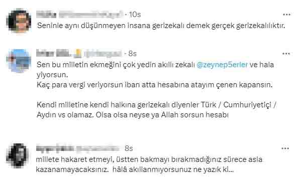 Kılıçdaroğlu'nu destekleyen oyuncu Zeynep Beşerler seçimden sonra vatandaşa hakaret etti: Bu ülke için bu kadar gerizekalı çok fazla