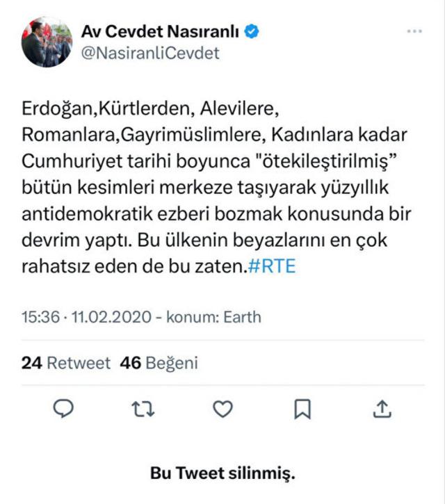 Kılıçdaroğlu’nun yeni başdanışmanı eski AKP’li Cevdet Nasıranlı’nın tweetleri gündeme oturdu! Kılıçdaroğlu hakkında neler neler söylemiş…