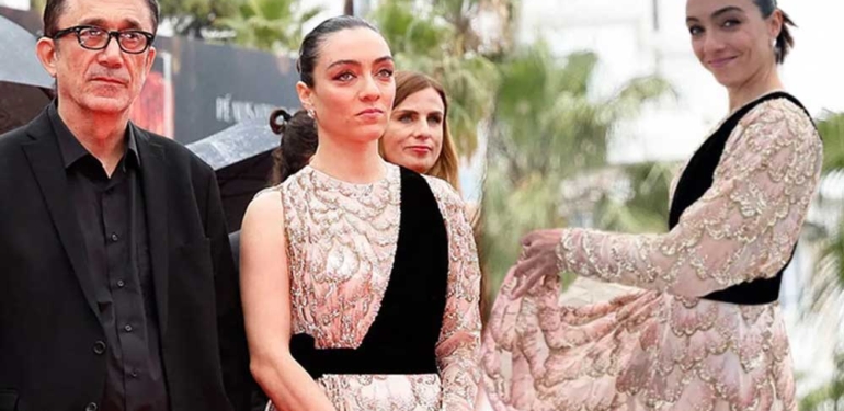 Merve Dizdar, Cannes’da giydiği kıyafete gelen eleştirilere isyan etti: Ya beni böyle seveceksiniz ya da beni sevmeyeceksiniz