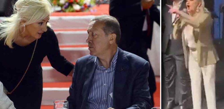 Muazzez Ersoy konserde Erdoğan’a oy istedi: Durmak yok, yola devam