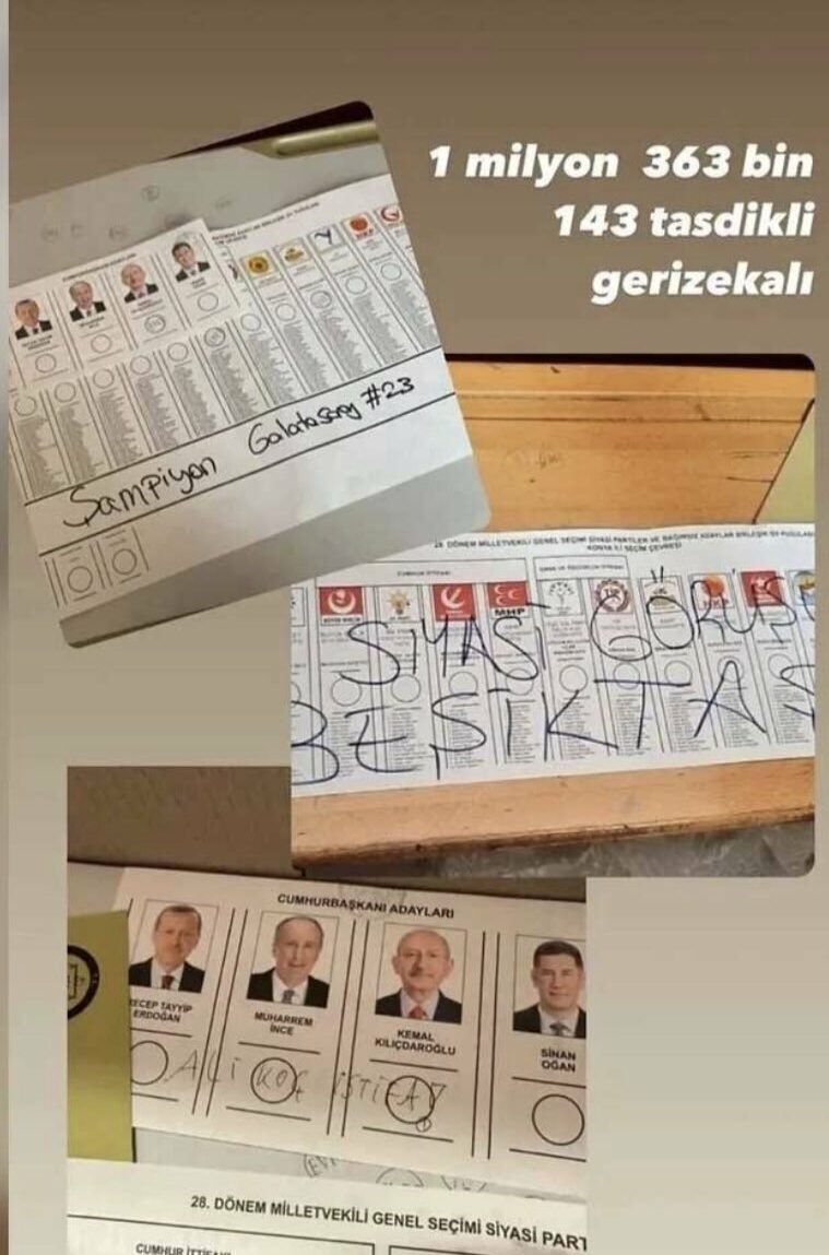 Pelin Akil’den geçersiz oy kullananlara tepki: Tasdikli gerizekalılar 3 Pelin Akil’den geçersiz oy kullananlara tepki: Tasdikli gerizekalılar