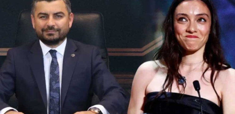 RTÜK Başkan Yardımcısı İbrahim Uslu Cannes’da ödül alan Merve Dizdar’ı hedef aldı: Tebrik edilesi bir yanı yok