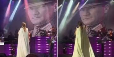 Şarkısını-Atatürk'e-bakarak-şarkı-söyleyen-Funda-Arar'ı-dakikalarca-ayakta-alkışladılar