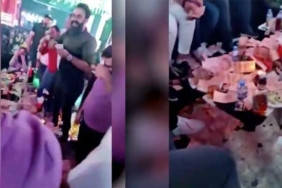 Taksim'de-Araplara-özel-gece-kulübünde-Türk-lirasını-ayaklar-altında-ezerek-eğlendiler-