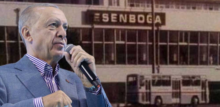 Tarihi yeniden yazdı: 1954 doğumlu Erdoğan, 1955 yılında hizmete giren Esenboğa Havalimanı için “biz yaptık” dedi