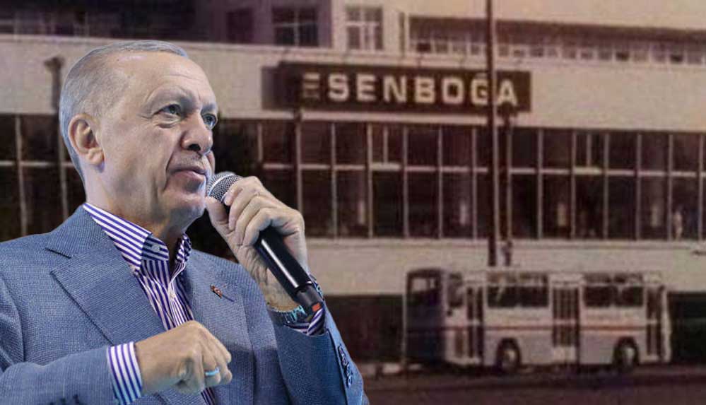 Tarihi yeniden yazdı: 1954 doğumlu Erdoğan, 1955 yılında hizmete giren Esenboğa Havalimanı için "biz yaptık" dedi