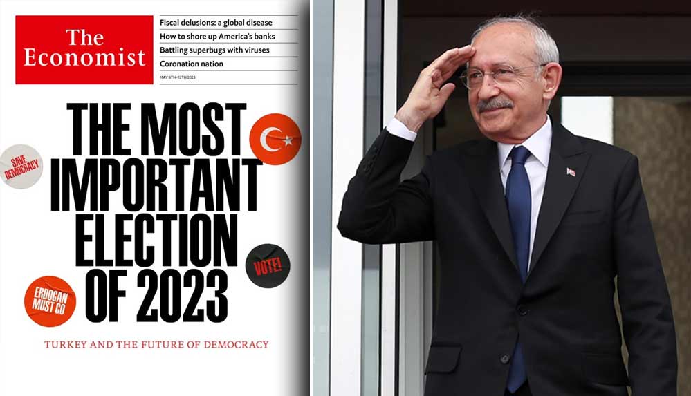 The Economist'ten, "Erdoğan gitmeli" kapağı: Kılıçdaroğlu'nun zaferi dünyaya tüm otokrat liderlerin yenilebileceğini gösterir