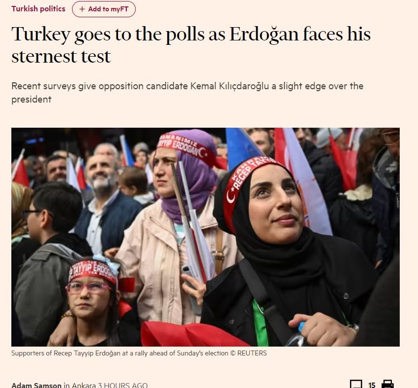 Türkiye’deki seçimler dünya basınında: Bir devrin sonu mu?