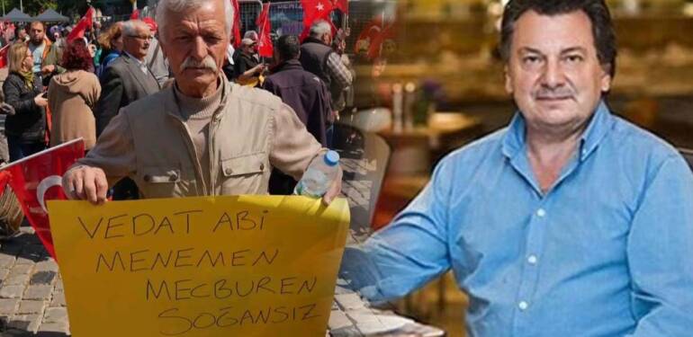Vedat Milor’dan ‘menemen’ pankartı tepkisi: ‘Siyasi diskura bir şekilde dahil oluyor’