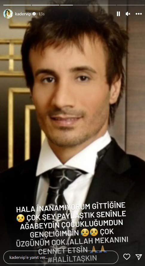 Acı haberi şarkıcı Kader duyurdu: Sevilen sanatçı Halil Taşkın hayatını kaybetti