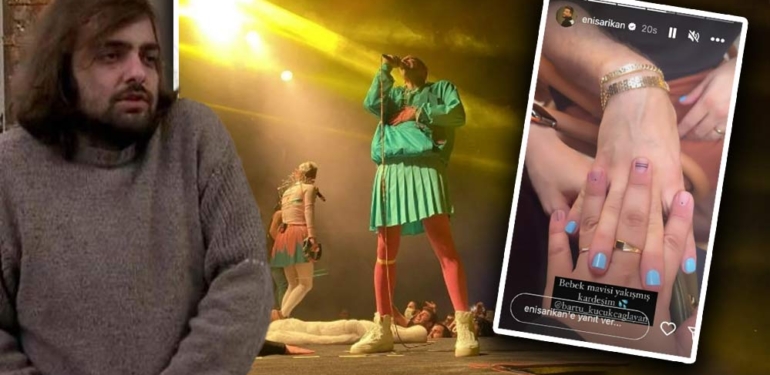 Daha önce konserinde etek giymişti: Oyuncu Bartu Küçükçağlayan şimdi de oje sürdü