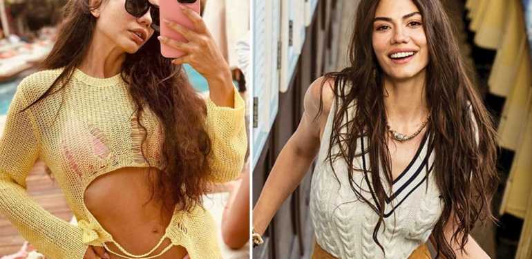 Demet Özdemir tatil sezonunu açtı: Pembe bikinisiyle poz verdi