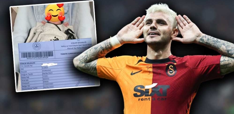 Galatasaraylı taraftar yeni doğan bebeğine ‘Icardi’ adını verdi