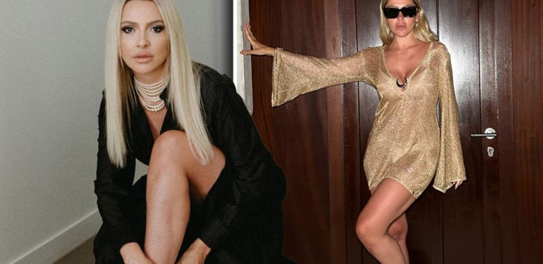 Hadise altın sarısı transparan elbisesiyle hayranlarını ikiye böldü: Bu kadarı fazla ama