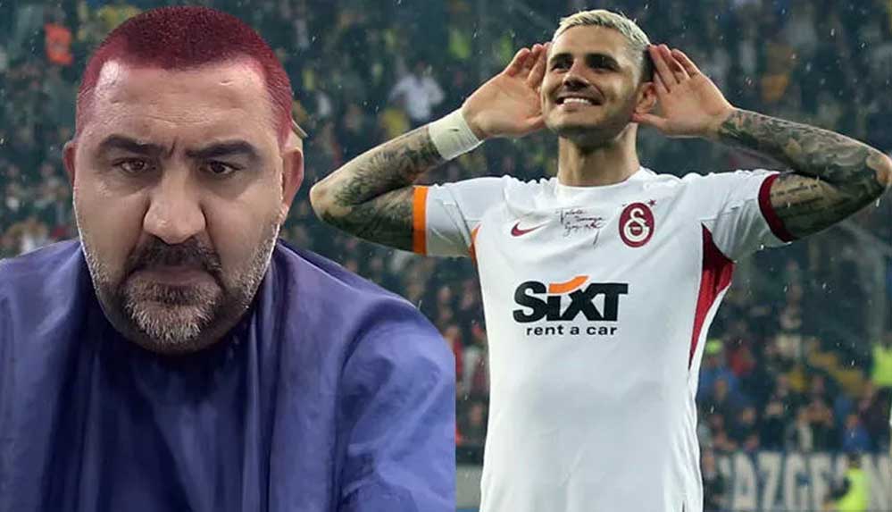 “Icardi 20 gol atarsa saçımı sarı-kırmızıya boyarım” diyen Ümit Özat sözünü tuttu!