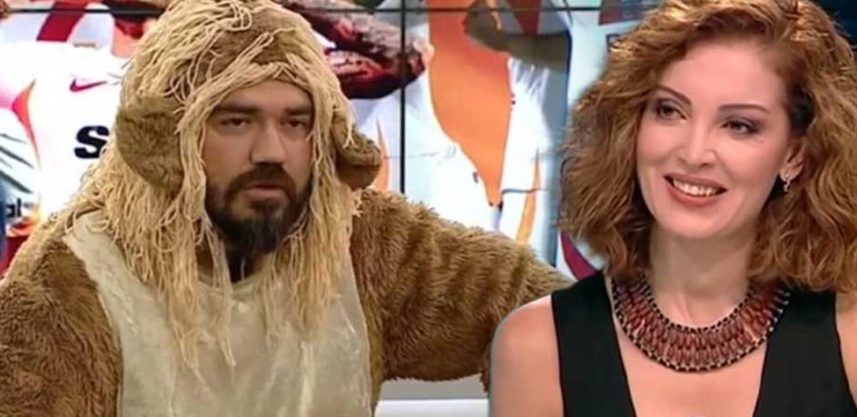 Nagehan Alçı’nın “Müthiş bir zeka ve entelektüel kapasitedir” dediği Rasim Ozan Kütahyalı spor programına aslan kostümüyle geldi