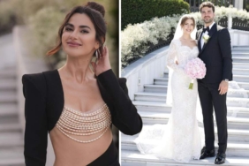 Nesrin-Cavadzade’nin-dekolteli-kıyafeti-Eda-Ece’nin-düğününe-damga-vurdu