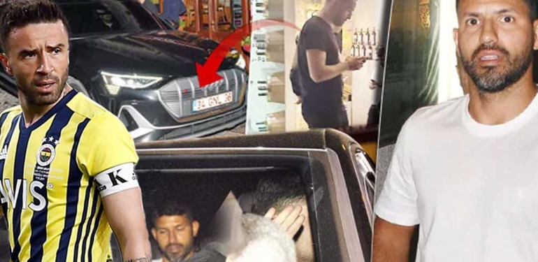Sergio Agüero İstanbul’da taksi bulamadı, Gökhan Gönül 20 milyonluk arabasını verdi!