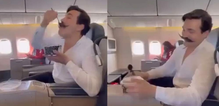 Şırdancı Mehmet’ten sonra Baruthane Pilavcısı da uçakta pilav yediği anları paylaştı 1 Şırdancı-Mehmet’ten-sonra-Baruthane-Pilavcısı-da-uçakta-pilav-yediği-anları-paylaştı