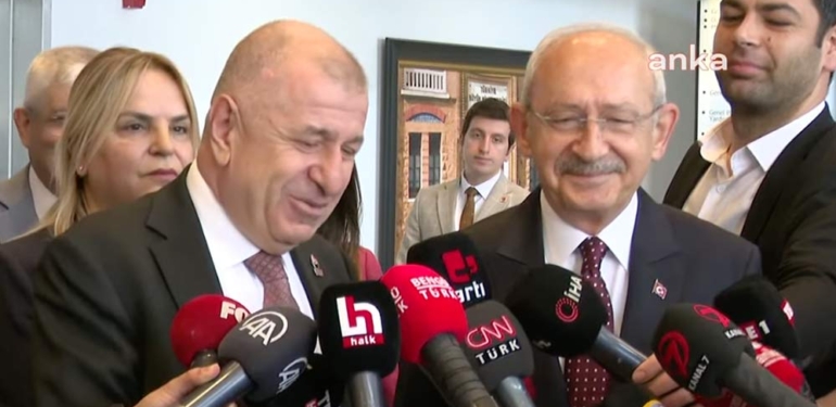 Son Dakika… Kılıçdaroğlu’yla görüşen Ümit Özdağ’dan açıklama: İçeriye girerken CHP Sözcüsü ‘Aman dikkat edin yerler kaygan burada’ dedi