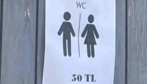 Sosyal medya bunu konuşuyor: Çeşme’de tuvalet 50 lira!