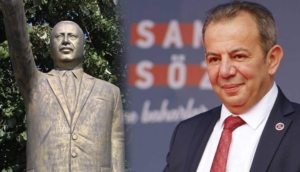 Tanju Özcan 'heykelini' dikmek için 'izin' istedi; Erdoğan, 'ihtiyaç sahiplerine yardım yapılsın' dedi