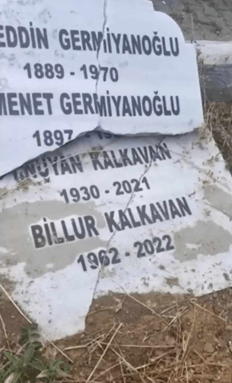 9 ay önce vefat eden Billur Kalkavan’ın mezarının görüntüsü sevenlerini üzdü