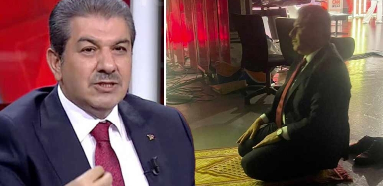 CNN Türk stüdyosunda namaz kılan Tevfik Göksu’dan açıklama: “Oraya bizimle birlikte gelen birinin münasebetsizliği…”