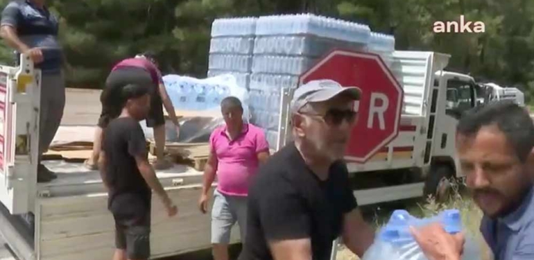 Akbelen Ormanı’nda direnen köylülere içme suyu taşıyan kamyon engellendi