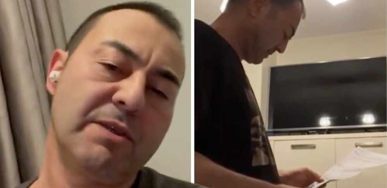Canlı yayında eve gelen ödeme emrini gören Serdar Ortaç küplere bindi: Ödemiyorum lan!