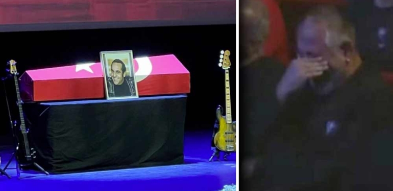Cem Yılmaz Özkan Uğur’un cenaze töreninde hüngür hüngür ağladı