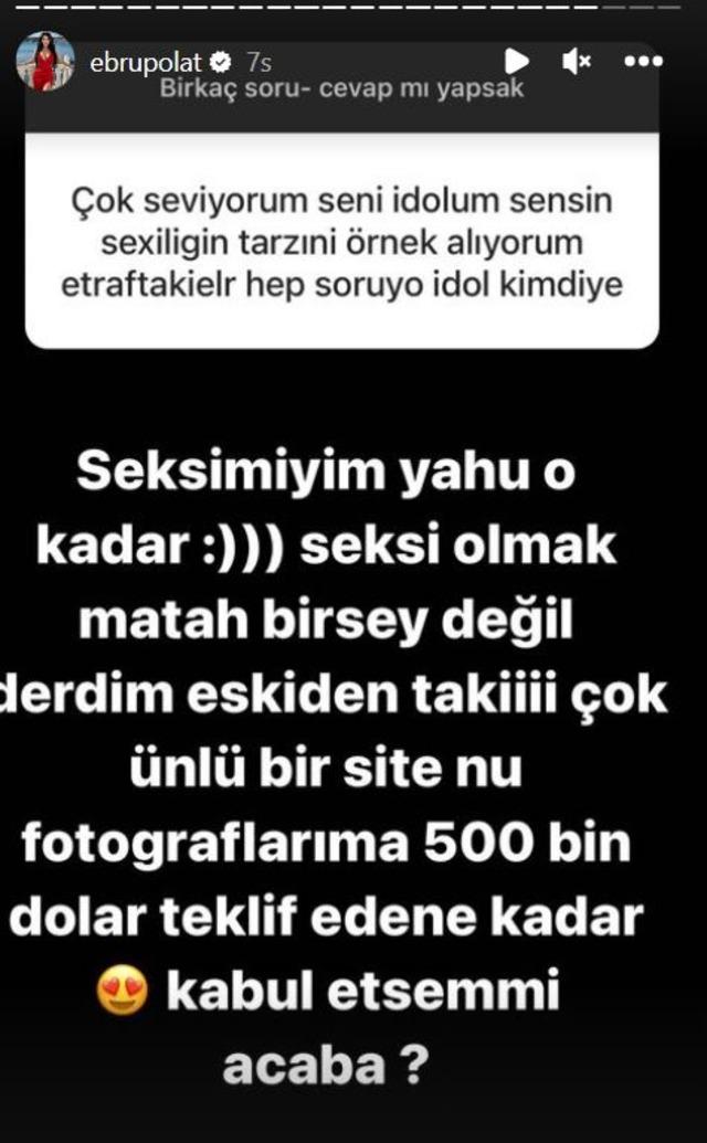 Ebru Polat’a çıplak fotoğrafları için 500 bin dolarlık teklif!