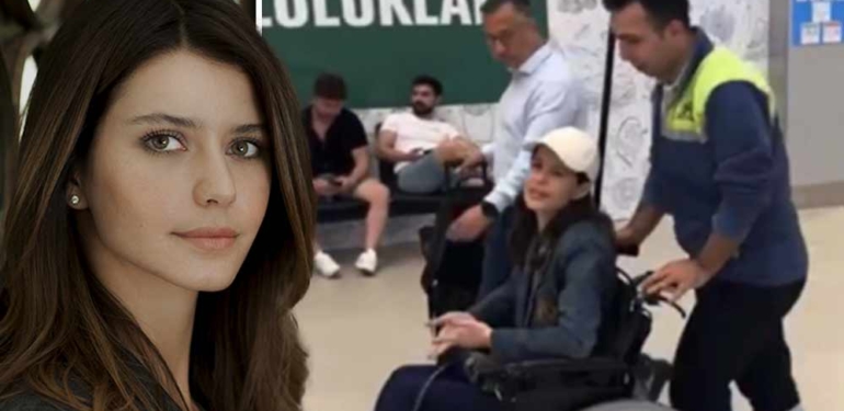 Geçirdiği kaza sevenlerini korkuttu! Beren Saat tekerlekli sandalyeyle görüntülendi