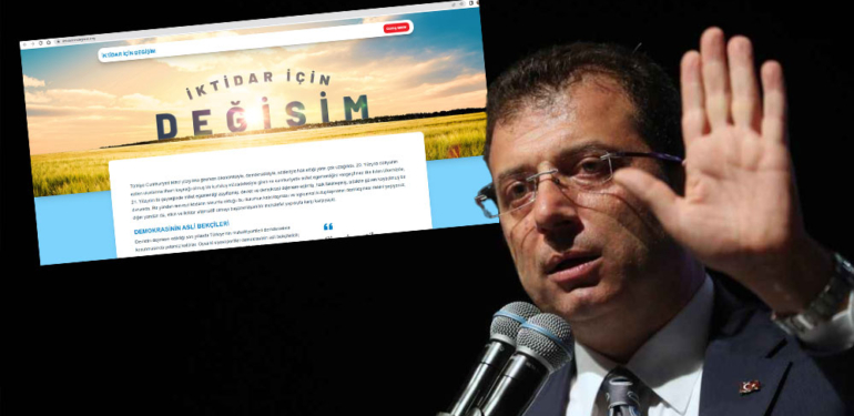 Ekrem İmamoğlu’nun “değişim” sitesi yayına girdi!