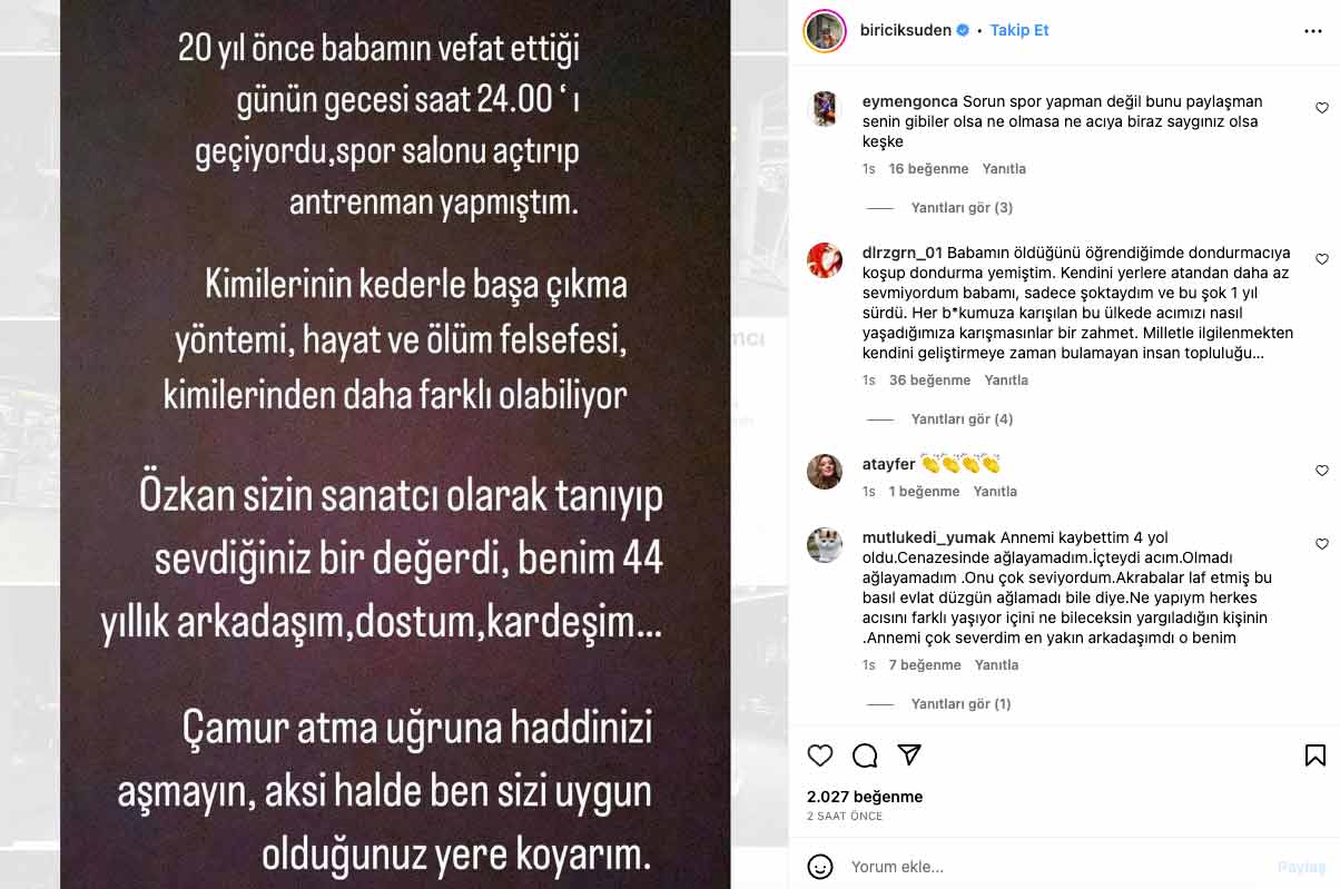 Mazhar Alanson’un eşi Biricik Suden’den eleştirilere cevap: Özkan benim 44 yıllık dostum 4 Mazhar Alanson’un eşi Biricik Suden’den eleştirilere cevap: Özkan benim 44 yıllık dostum