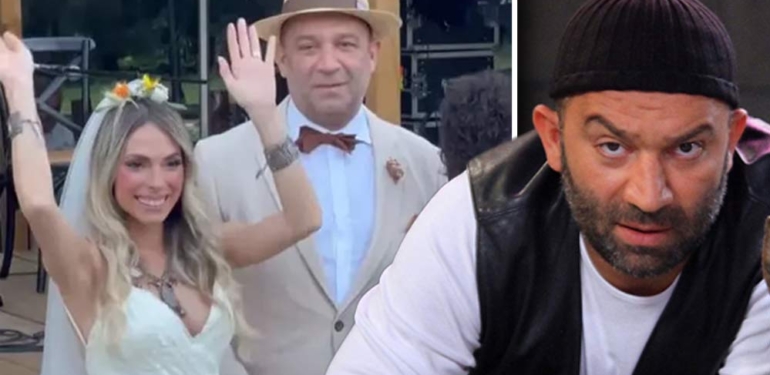 Nikahı Müjdat Gezen kıydı: Arka Sokaklar’ın Mesut’u Şevket Çoruh 5 yıllık eşiyle düğün yaptı!