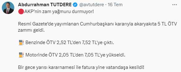 ÖTV zammına tepki gösteren CHP’li vekil Meclis'te ‘kabul oyu’ vermiş!