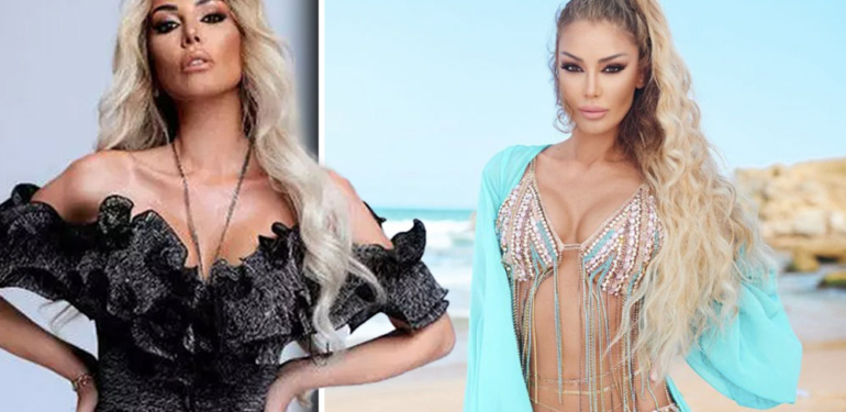 43 yaşındaki Petek Dinçöz kırmızı bikinisiyle poz verdi: O zaman tatil başlasın