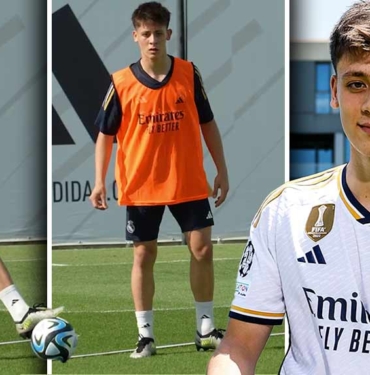 Real-Madrid,-Tarkan'ın-'Şımarık'-şarkısı-eşliğinde-Arda-Güler'in-antrenman-görüntülerini-paylaştı