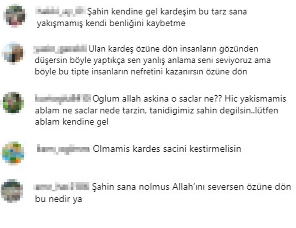 Şahin Kendirci yeni imajıyla eleştirilerin hedefi oldu: Kendine gel kardeşim bu tarz sana yakışmamış