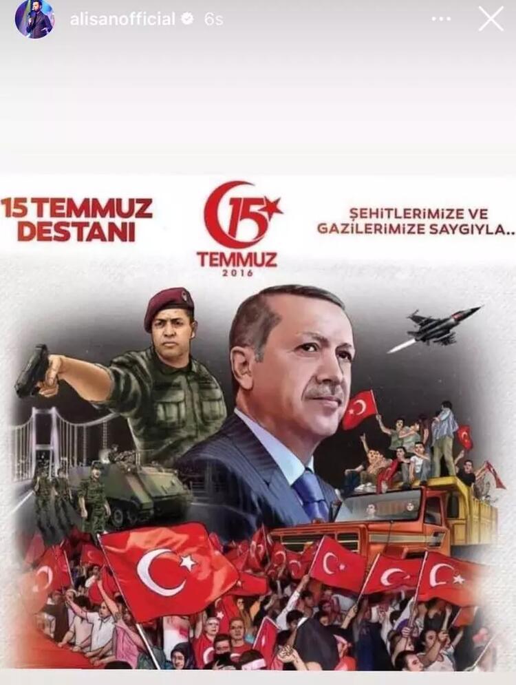 Ünlü isimlerden 15 Temmuz paylaşımları