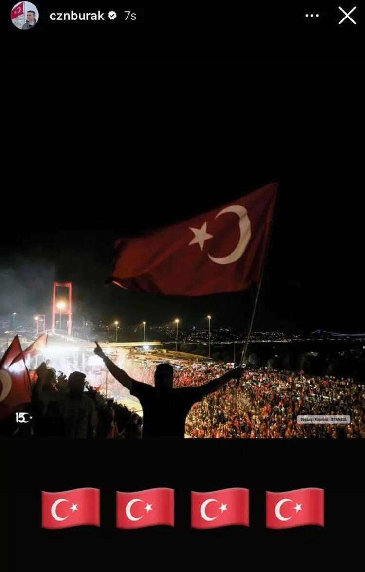 Ünlü isimlerden 15 Temmuz paylaşımları